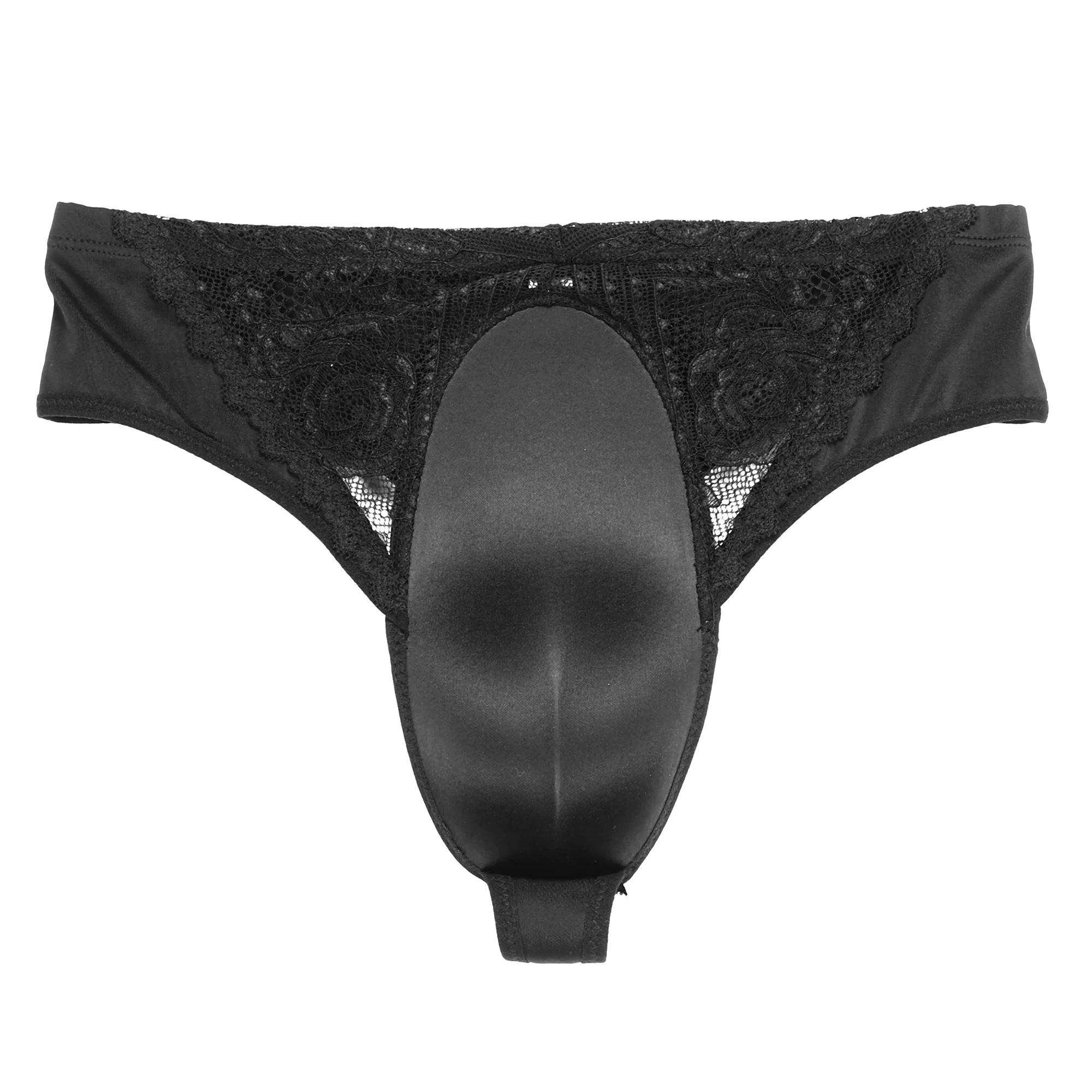 Men's Hiding Gaff Panties for Crossdresser Transgender Fake Vaginal Padded Breathable Shaping Underwear Shemale Gay Sissy Briefs