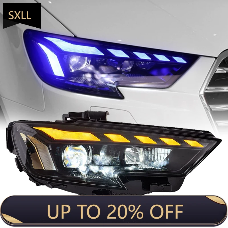 Reflektory SXLL z soczewką projektorową 2017 2018 2019 2020 Światła kierunkowskazów LED Reflektory DRL Części samochodowe Tuning reflektorów