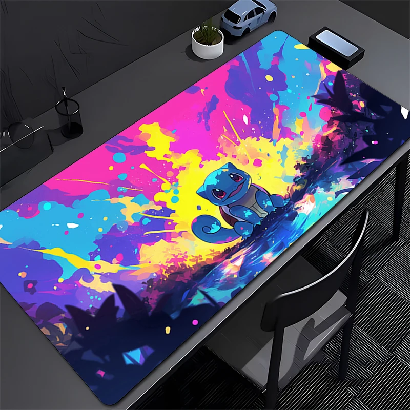 

Mouse Pad Laptop Accessories Gamer Rug Anime Keyboard Pad Kawaii Extended Desk Mat Office PC P-pokemonS Carpet Gaming Mouse Mats