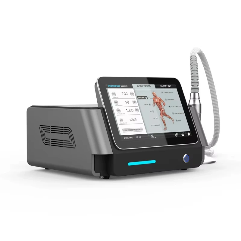 أحدث آلة العلاج الطبيعي الكهرومغناطيسي Eswt المبردة بالماء وضعف الانتصاب وتركز على آلة العلاج بالمستخدمين