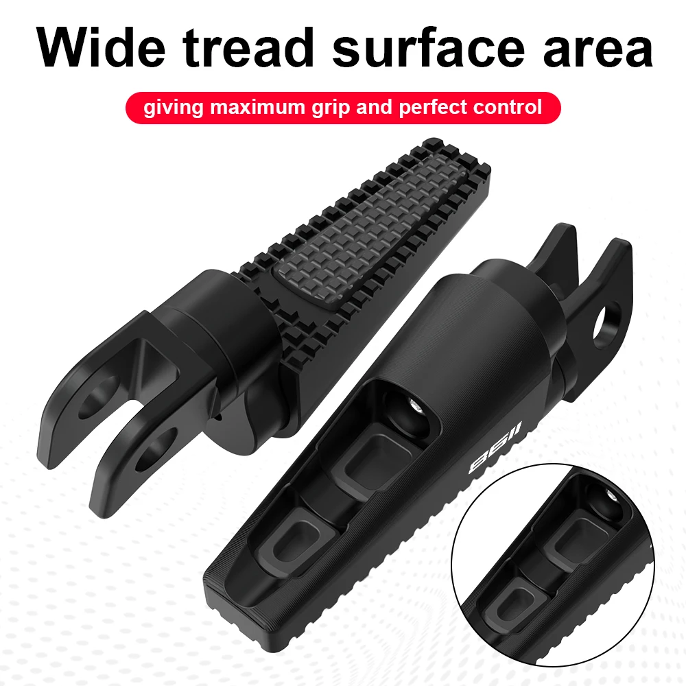 For Ducati 1198 2008 2009 2010 2011 Rotatable Foot Pegs Pedal Motorcycle Adjustable Front and Rear Foot Pegs Footrests Pedal