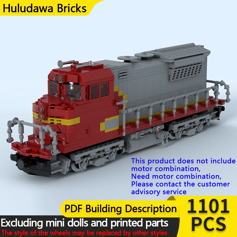 

City Car Model MOC Building Bricks Railway Super C Freight Train Modular Technology Children Holiday Gifts Assemble Toys Suit