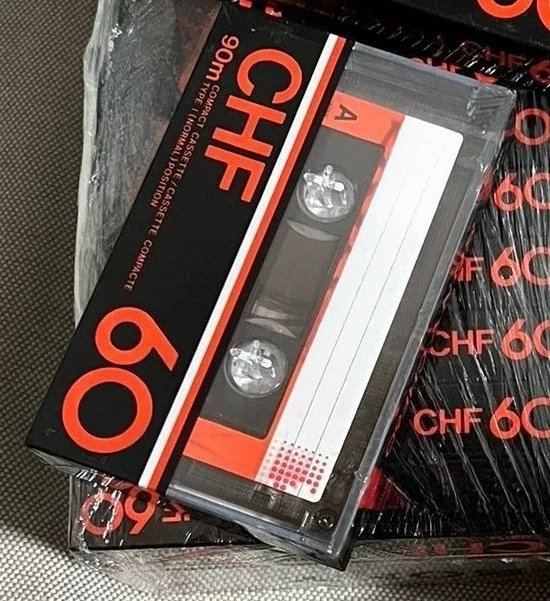 New and unopened blank tape for Sony CHF60