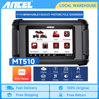 ANCEL MT510 Motorcycle Scanner  for BMW/DUCATI/Harley Oil Light Reset ECU TPS 30+Reset All System OBD2 Diagnostic Scan Tool