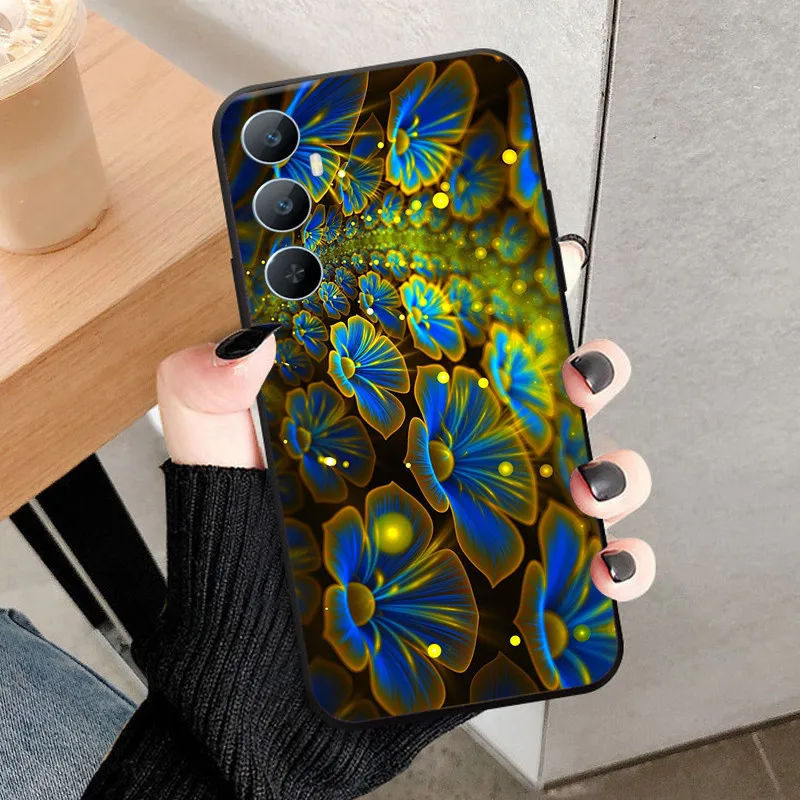 For Realme C65 4G Case Soft Silicone Cool Wolf Shockproof Cover for Realme C65 RealmeC65 TPU Coque Lion Fundas C 65 Fundas Capa