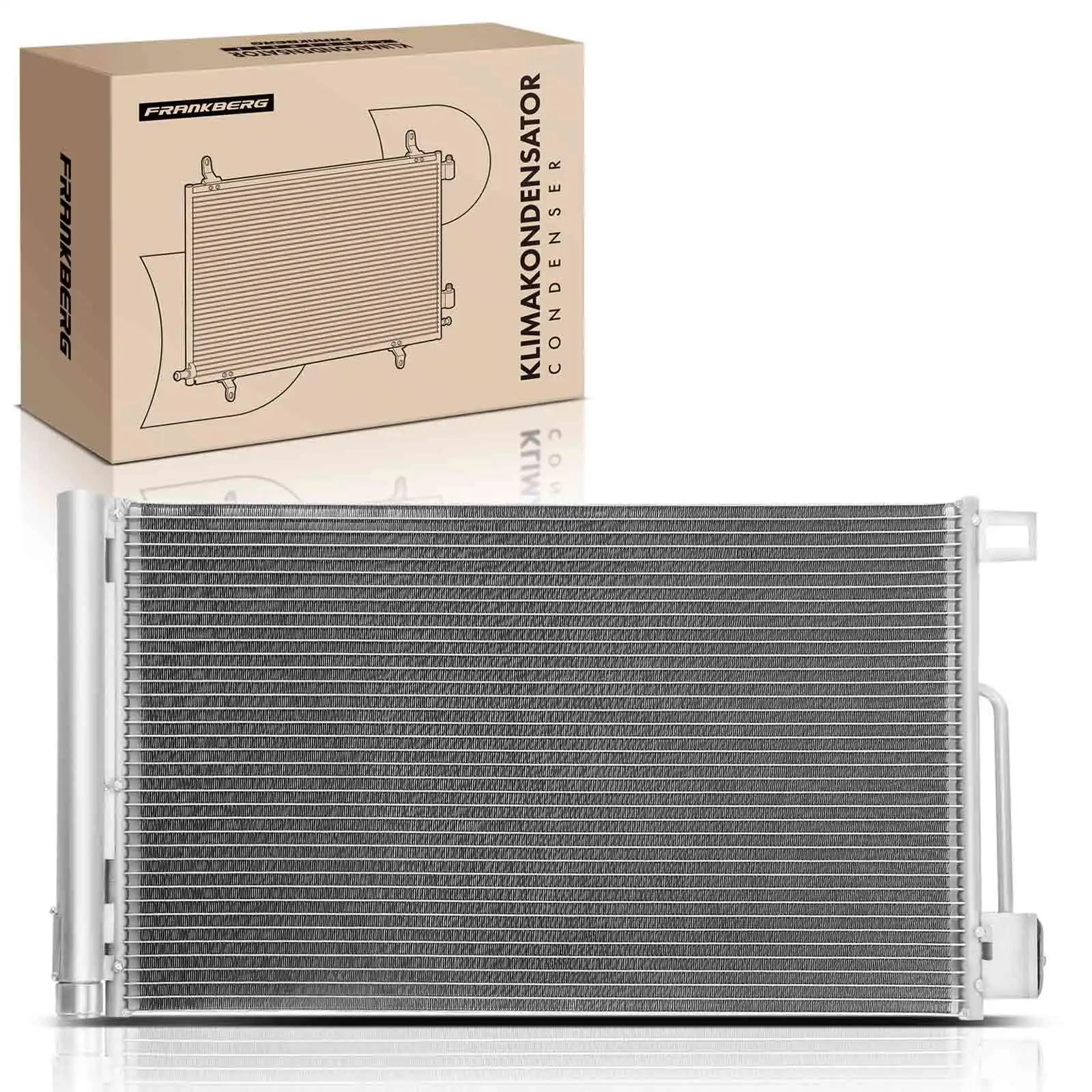 Frankberg 1x condensator airconditioner voor Opel Adam Corsa D E Fiat Punto 199 Peugeot Bipper 1850849 1850290 1850119 39035152