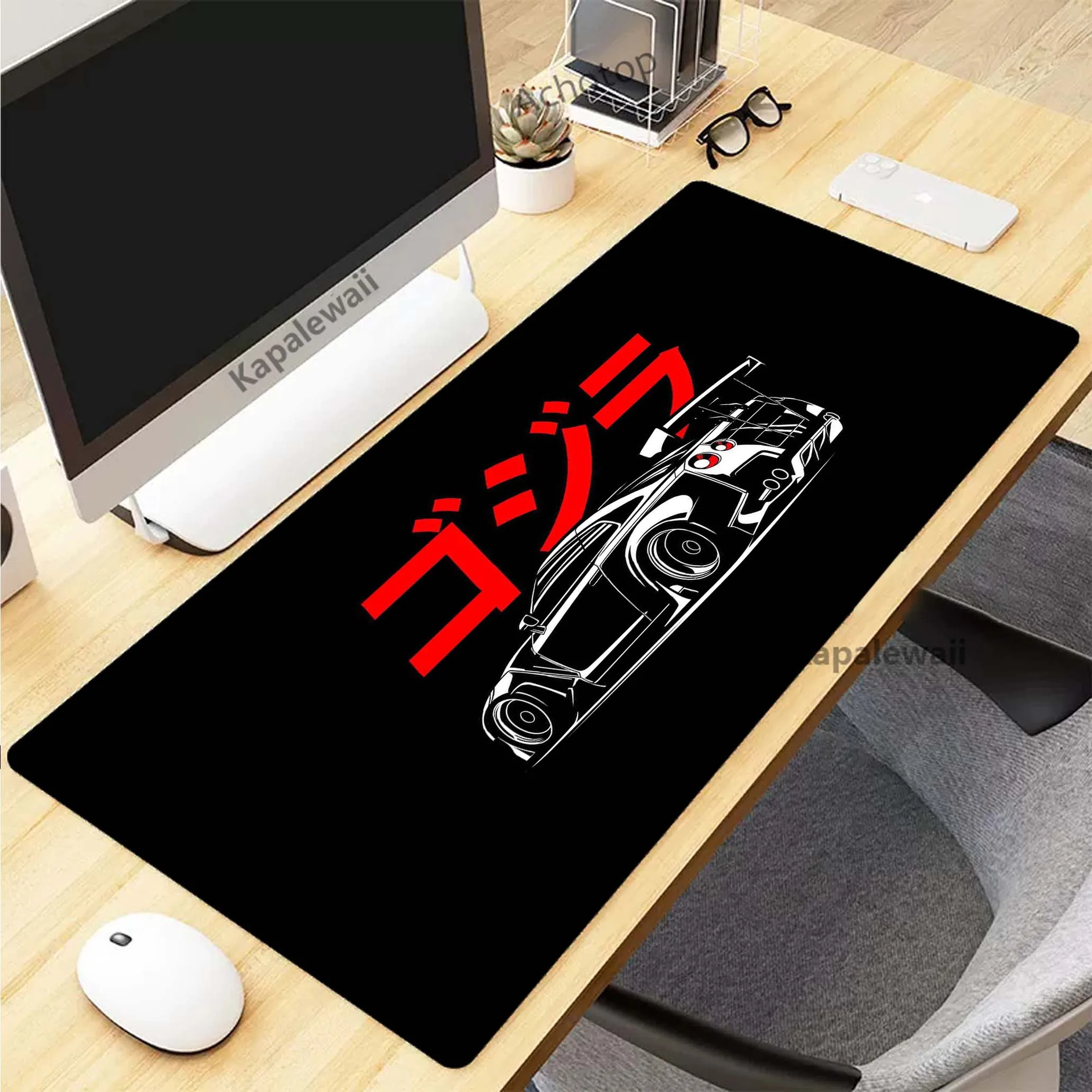 

GTR Racing Car Fascinating Cool Mouse Pad XXL Mousepad Rubber Keyboard Pads Gaming Setup Accessories Mouse Mat 900x400mm