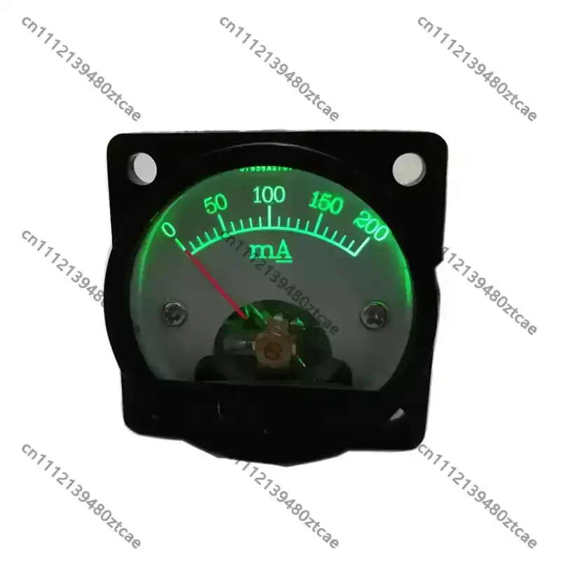 200mA DC Ammeter Backlight Hollow Pointer Meter For Tube Amplifier Cathode Current Test
