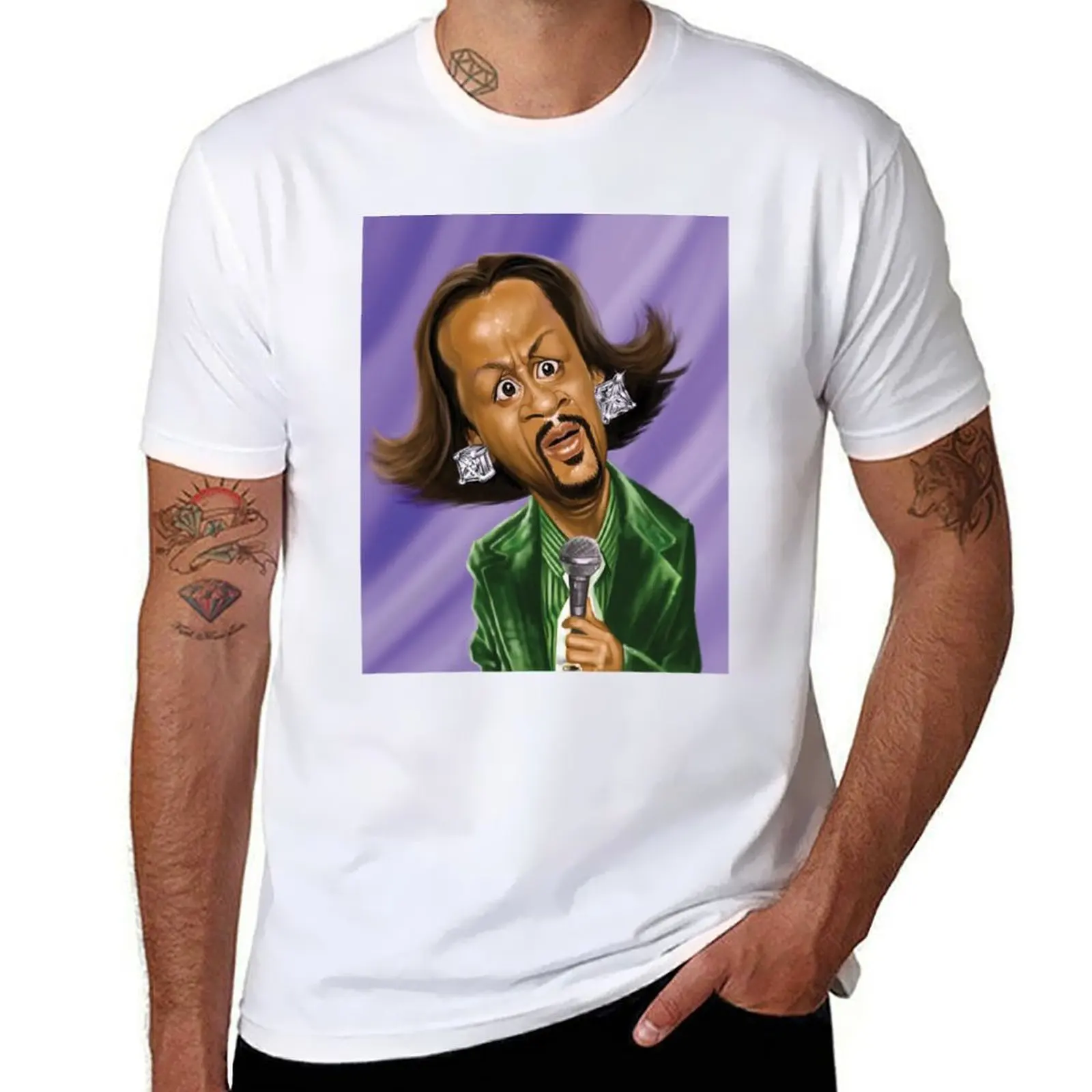 

Katt Williams illustration T-Shirt anime t shirts oversize cotton t shirt pack T-Shirt
