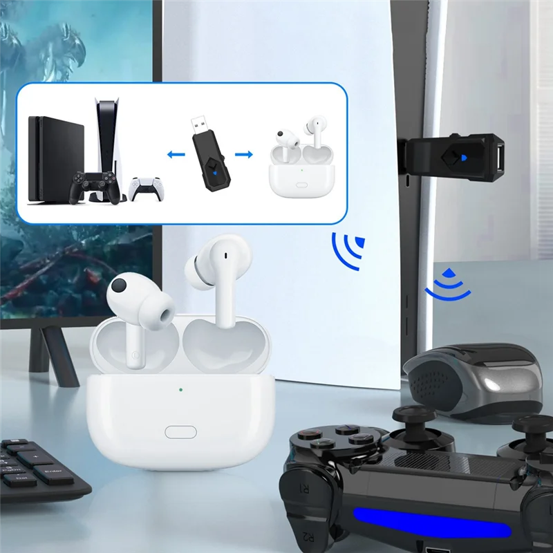 Wireless USB Konverter Für PS5 PS4 PS3 Schalter OLED Bluetooth Gamepad Game Controller Adapter Wired Controller Adapter