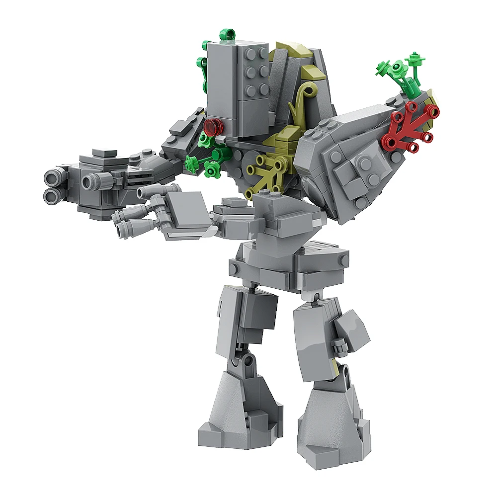 

Gobricks MOC Creativity Stone Titan Mecha Robot Building Block set Stone Monster Model Education Brick Toys for Children Gift