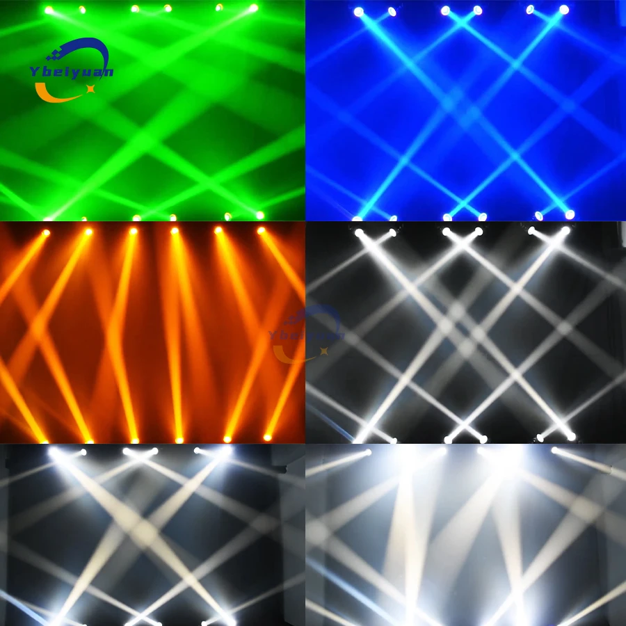 100 W LED RGBW 4 in 1 Moving Head Muster Strahllicht DMX-Steuerung Geeignet für Bar DJ Disco Party Nachtclub Hochzeit Bühnenlicht – Detail 8