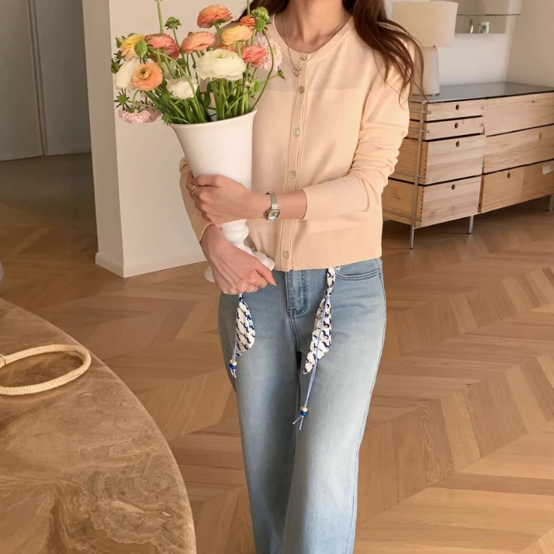 2026 Summer New Thin Semi Transparent Knitted Soft Skin Friendly Sunscreen Cardigan for Women