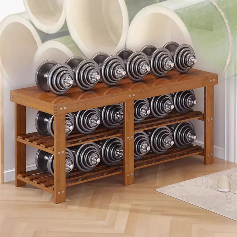 Bamboo Shoe Bench with Storage Entryway Seat Hallway Console Table with Hooks Breathable Slatted