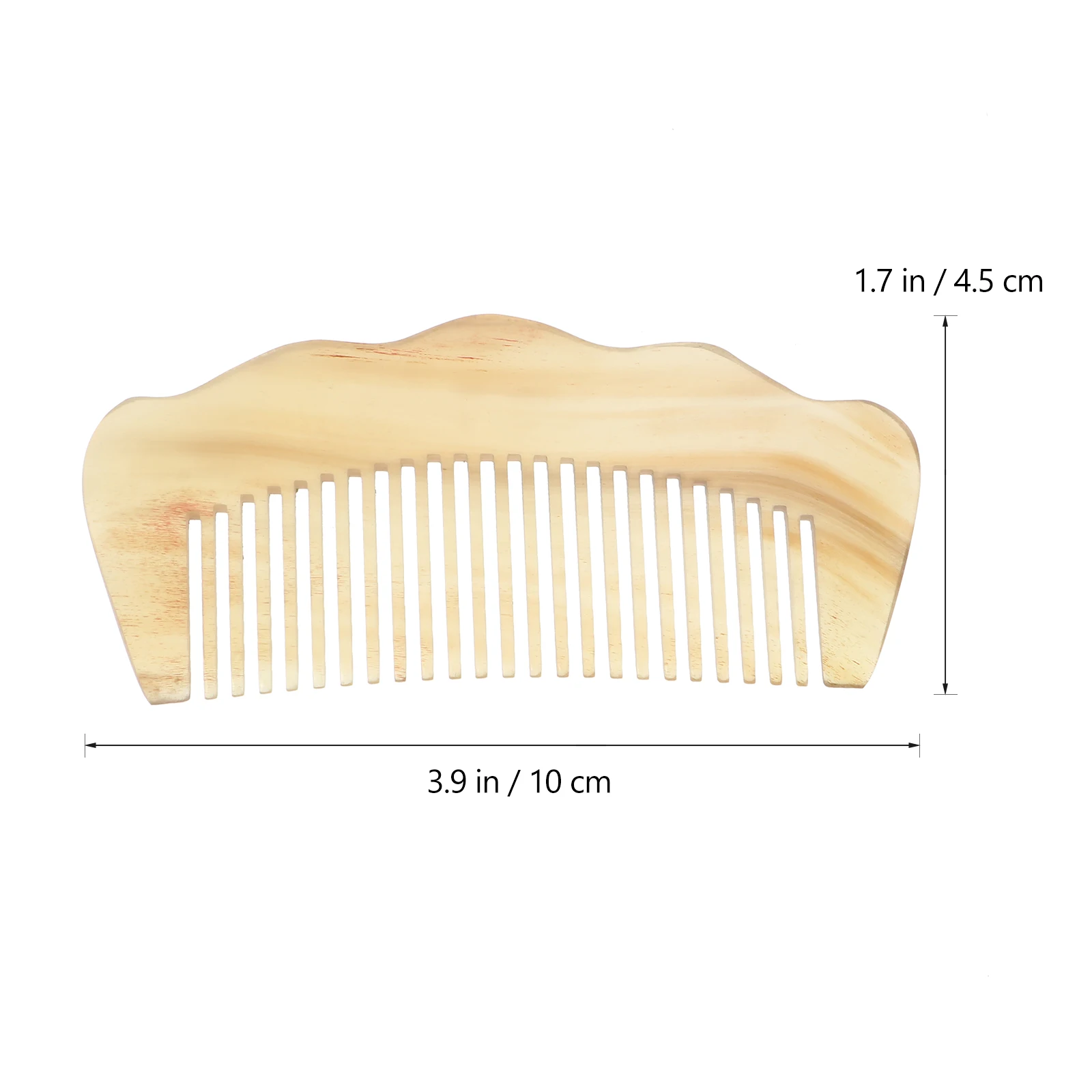 

H made Hairdressing Comb Smooth Dense Tooth Croissant Long Practical Smoothing Styling Neat Natural Easy Operate Hair
