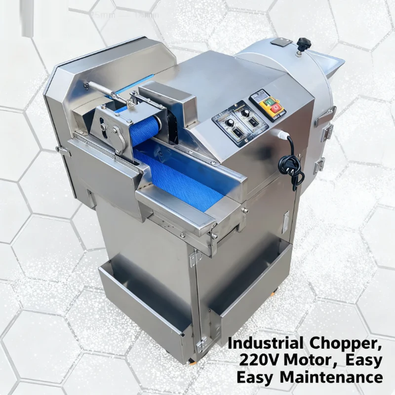 

Multifunctional Double-head Commercial Vegetable and Fruit Cutting Machine for Shredding Slicing and Dicing