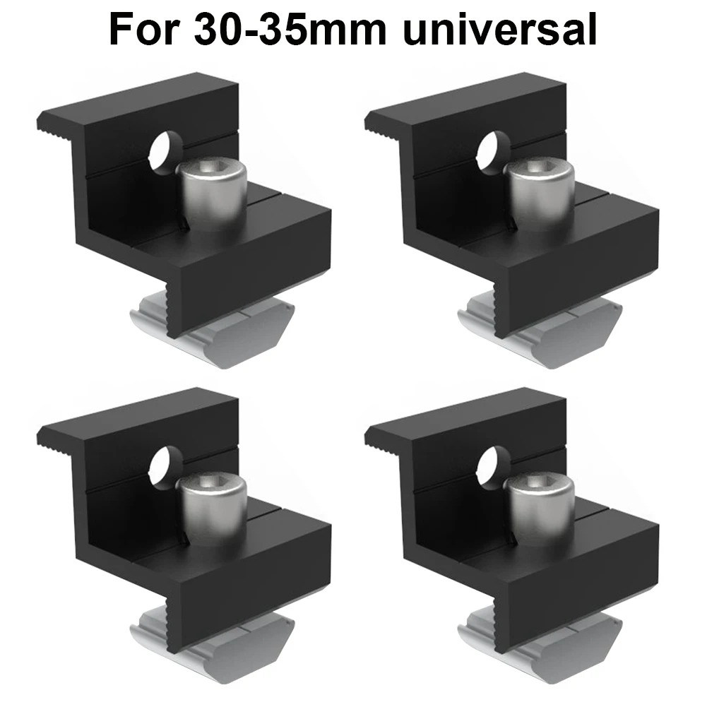 

Solar Module Holder Medium End Clamp 3035MM Aluminum Alloy Solar Bracket Mounting Set for Secure Solar Panel Positioning