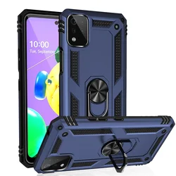 For LG K52 Full Shockproof Armor Case For LG K52 K 52 LGK52 Magnetic Ring Back Cover Protective Phone Coque