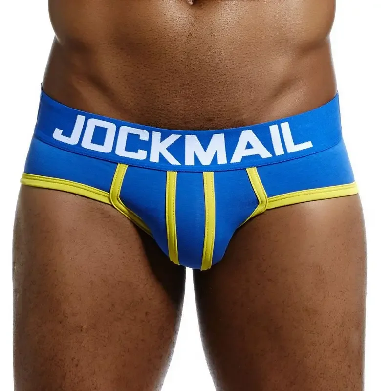 JOCKMAIL Roupa Interior De Algodão Para Homens, Calcinha Sexy, Bolsa De Pênis, Cuecas Deslizamento, Roupa De Pijamas Gay, Tubo Sexy, Marca