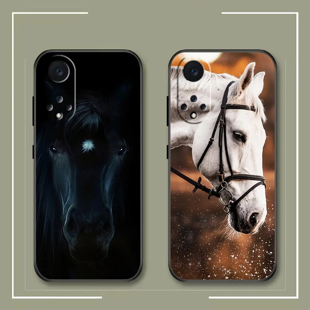 Handsome Animal Horse Phone Case For Huawei NOVA Y90 Y70 Y61 11 10 9 9 Plus 8 8I 7 7I 6 SE 5 5I 4 3 3I 2 Lite Case Funda Shell