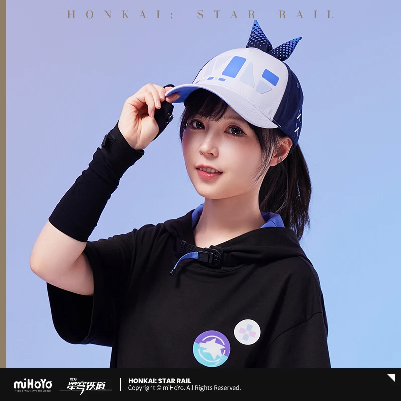 Official Game MiHoYo Honkai Impact 3 Silver Wolf Baseball Cap For Women Men Props Hat Anime Cute Cosplay Gifts