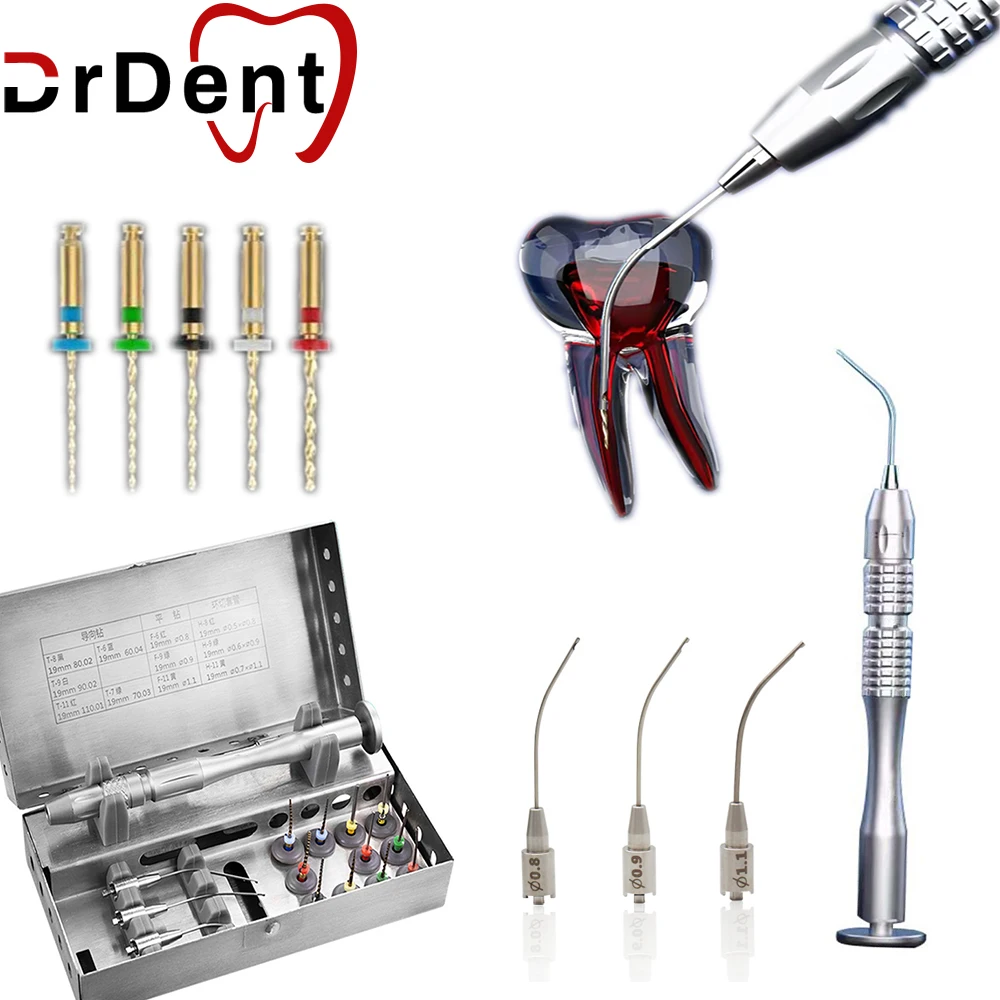 Dental Root Canal File Extractor Broken Files Removal System Kit Endo Rescue Retrieval Instrument Set For Clinic