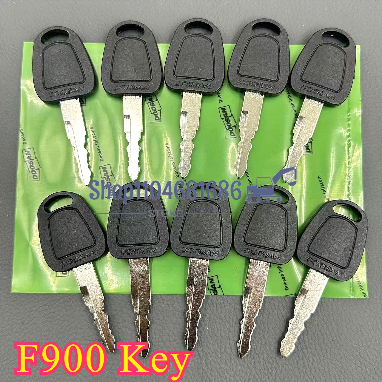 

10 шт. для Daewoo Doosan Key F900 K 1009605 Ключи зажигания экскаватора BFor Bobcat Terex