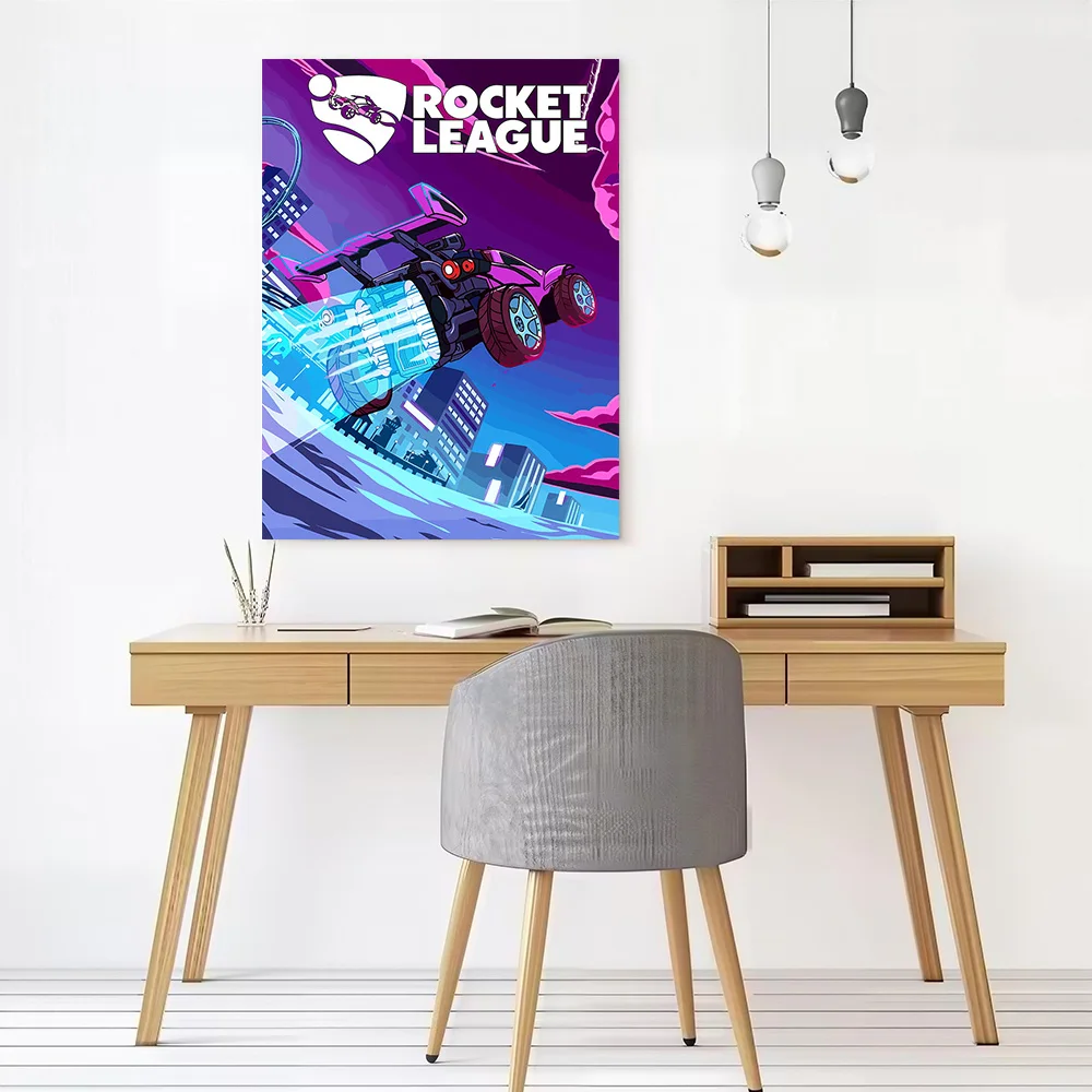Rocket League Game Poster Canvas Wall Art Personalized Print Modern Painting Perfect Gift for Home Decor Luxury Decoration Room