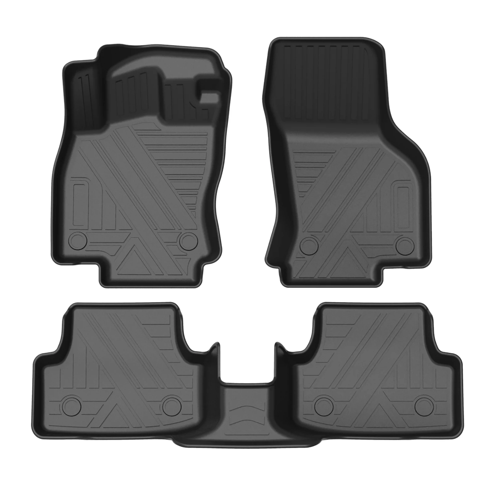 for VW Golf 7 MK7 2013-2020 Trunk Backrest Pad TPE Car Floor Mats