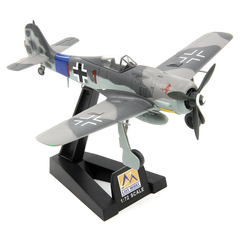 1/72 Scale 36360 German FW190A-8 Fighter JG54 Wing 3rd Battalion Finished Militarized Combat Aircraft Model Toy Gift