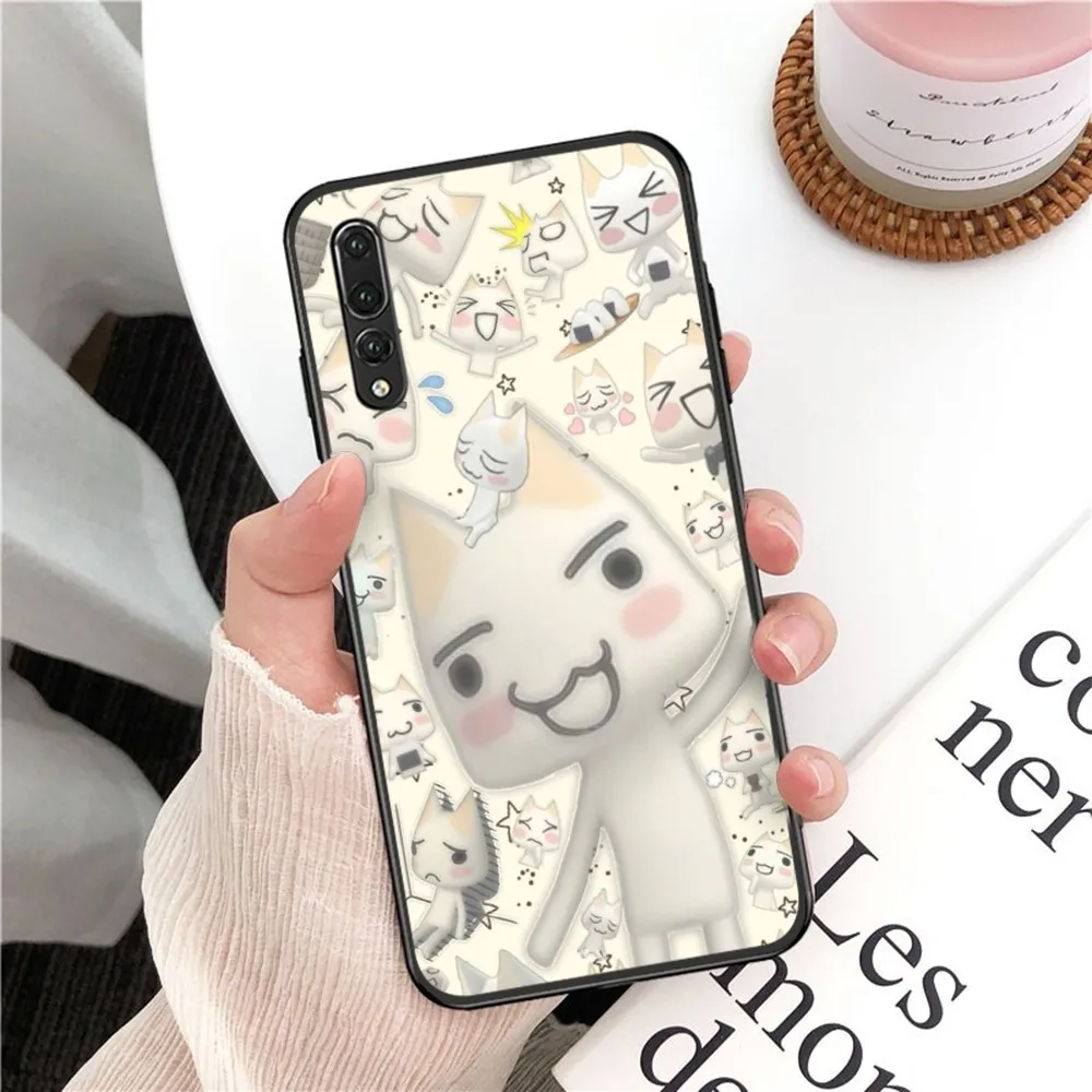 INS Cute Toro Inoue Cat Phone Case For Huawei P 8 9 10 20 30 40 50 Pro Lite Psmart Honor 10 Lite 70 Mate 20lite