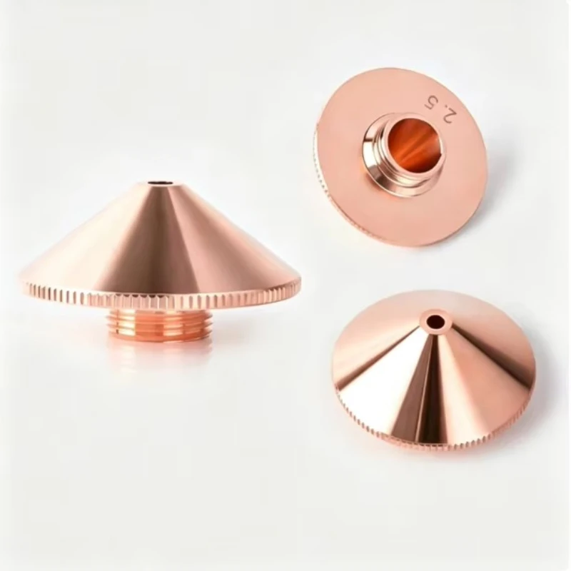 Fiber Laser Cutting Nozzle – Single/Double Layer Copper Tip for WSX Cutting Head, Laser Consumable Parts