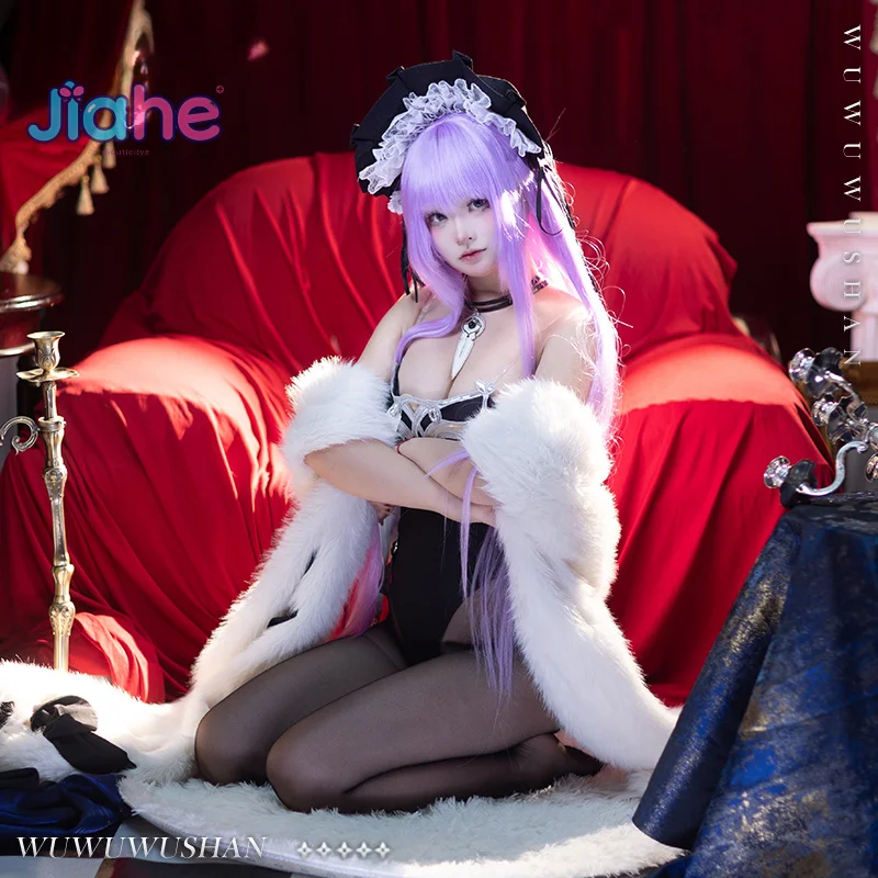 SN Tashkent Game Azur Lane أزياء تنكرية مثيرة بذلة جوارب عباءة قلادة الدعامة مجموعة زي حفلة الهالوين النسائية