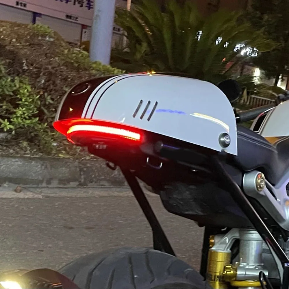 Nuova targa per moto LED Scrambler Urban Turn Signal Holder freno fanale posteriore posteriore per BMW R NINE T NINET RNINET RNINE T