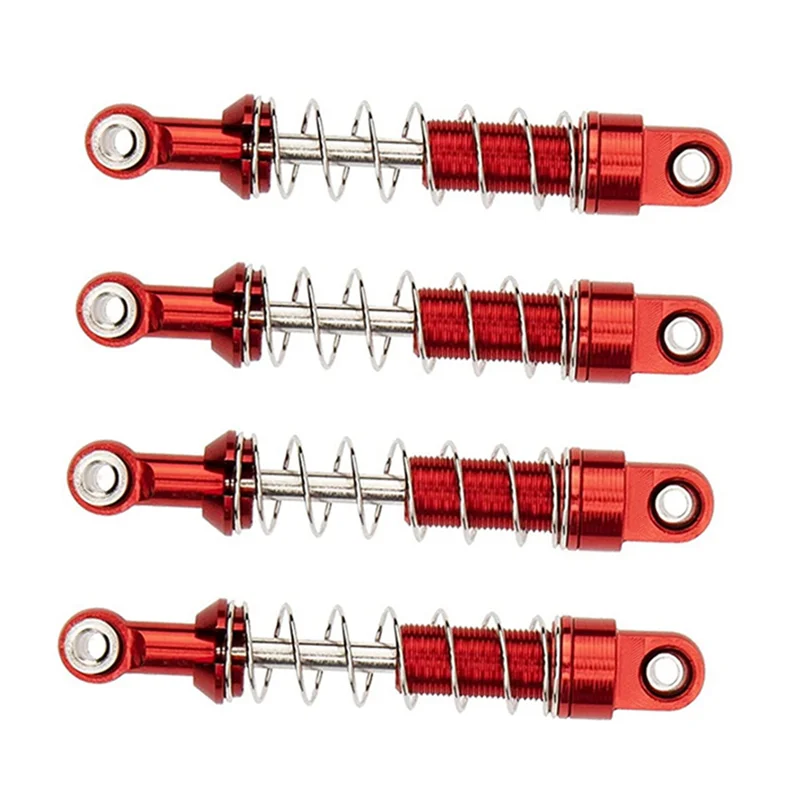 

A13Q-8Pcs Metal Shock Absorber Damper With Extender Seat Mount For MN D90 MN-90 MN99S WPL C14 C24 RC Car Upgrade Parts,1