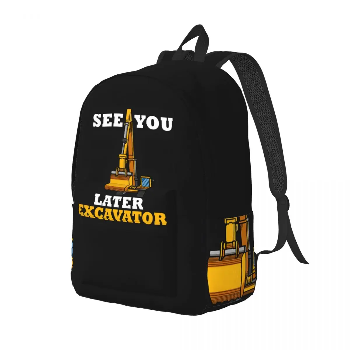 See You Later Rucksack T-Tayo The Little Bus Excavator Teen Girl Boy Men Women Adult Daily For School For Gifts Sturdy Shoulder