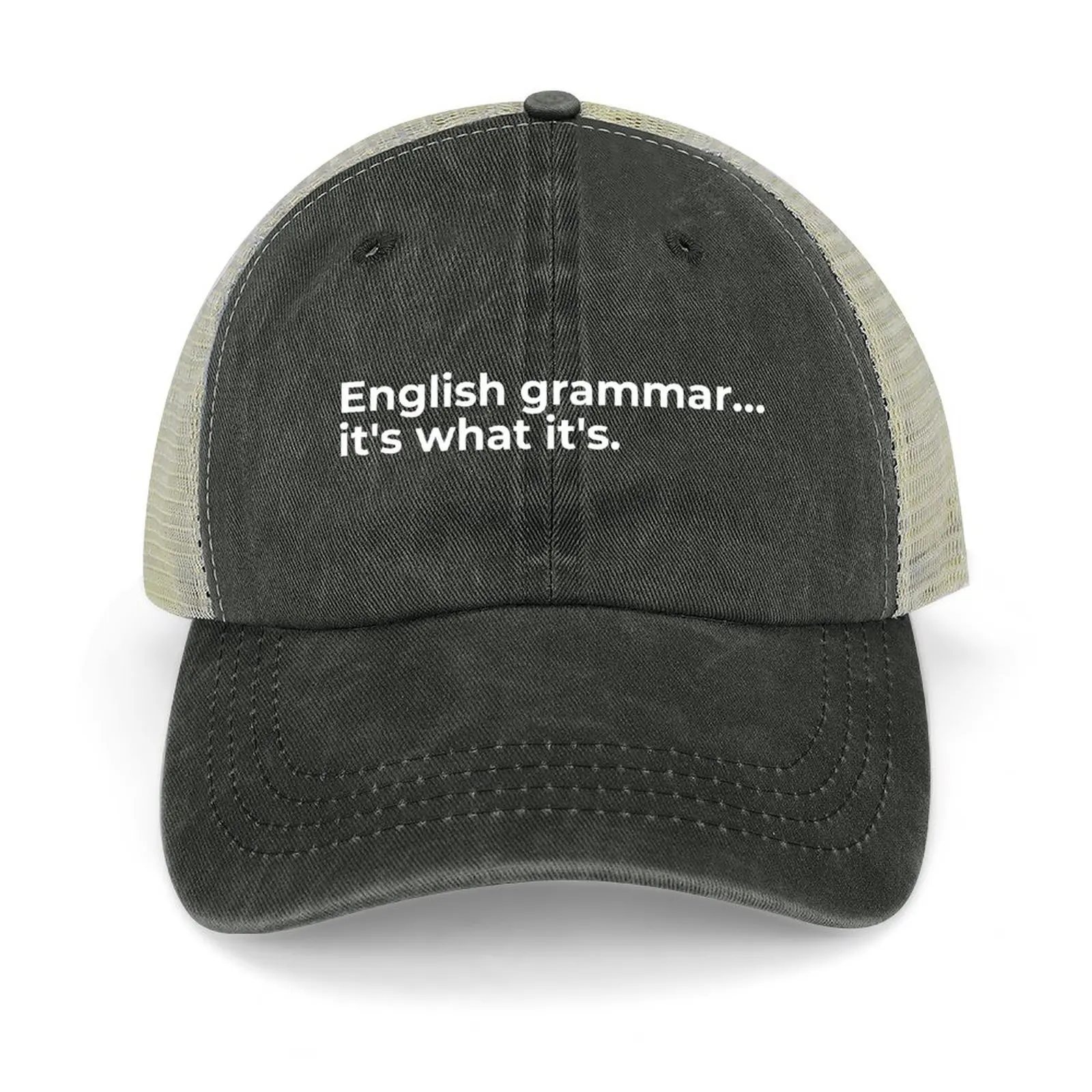 

English Grammar... Baseball Cap Anime Hat black luxury caps Golf Wear Men Women's
