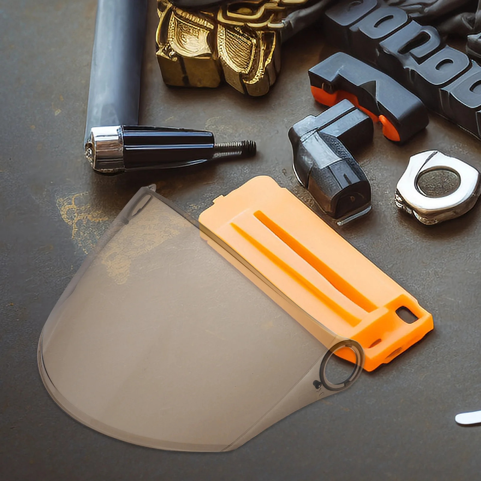 

Зимний визор для мотоцикла, коричневый, полнолицевой, ветрозащитный, прочный, защита от мусора, сменные аксессуары