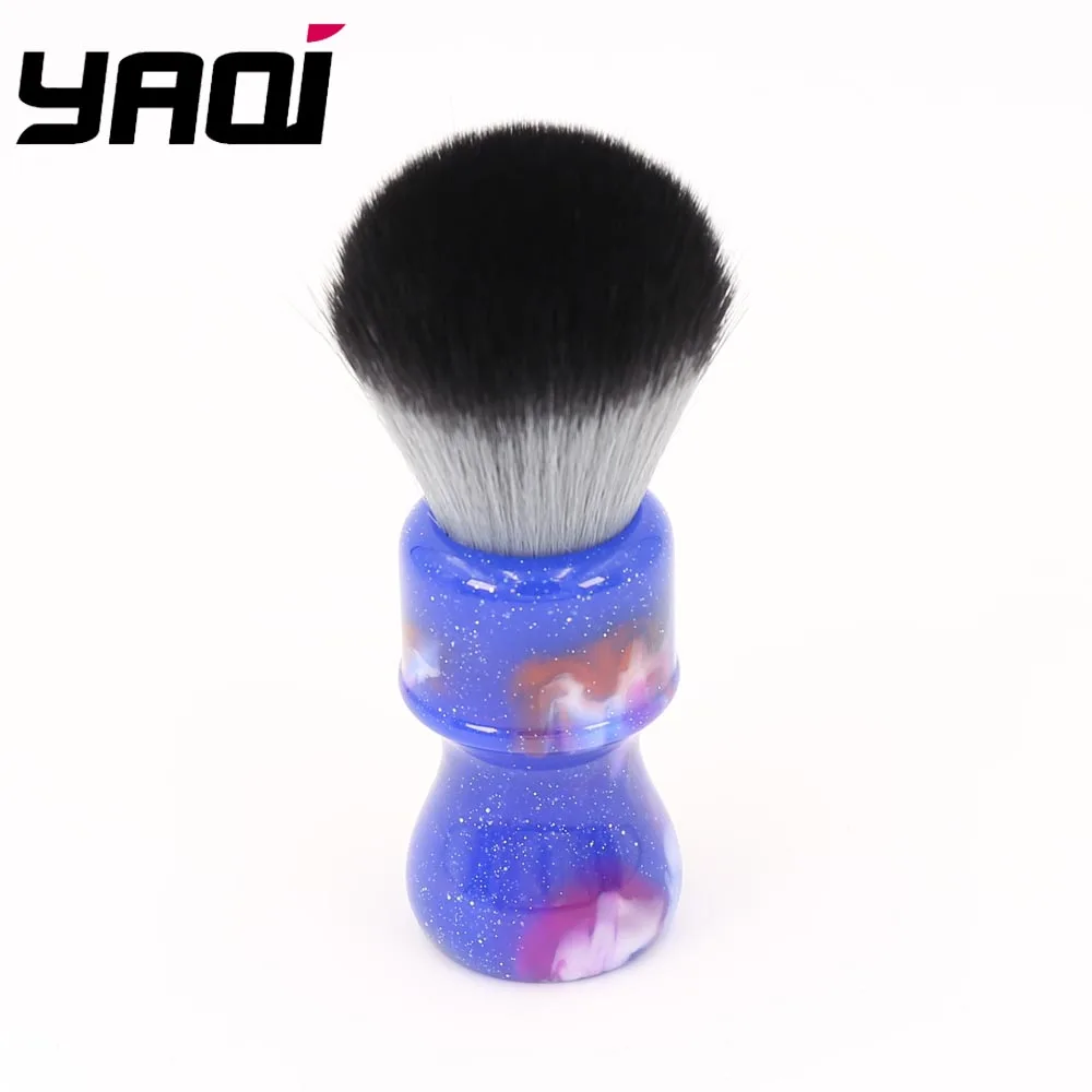 Picture 5: New 2026 Wet Shaving Brushes Yaqi 24MM Colorful Mysterious Space Color Handle Timber Wolf Knot Men Shaving Brushes