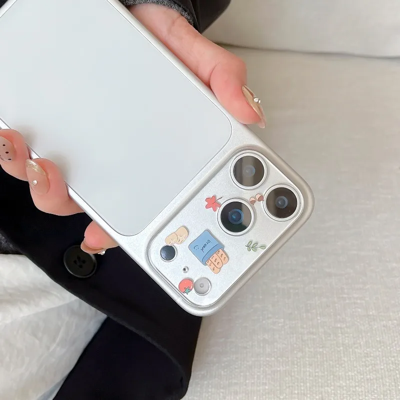 HOCE لطيف الكرتون عدسة الكاميرا حامي آيفون 17 برو ماكس غطاء كامل شفاف عدسة الكاميرا فيلم غطاء الكاميرا الخلفية #4