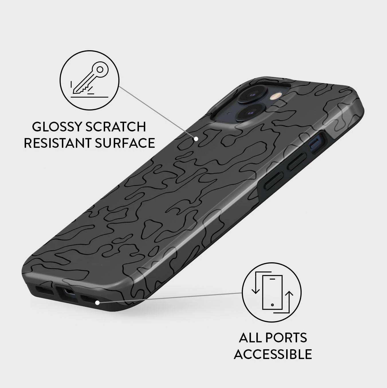 Magnetische Funda Topografische Kaart Patroon Case Voor IPHONE 16 Pro Max 15 14 13 12 11 PRO Plus Acryl TPU Twee in een Telefoon Gevallen