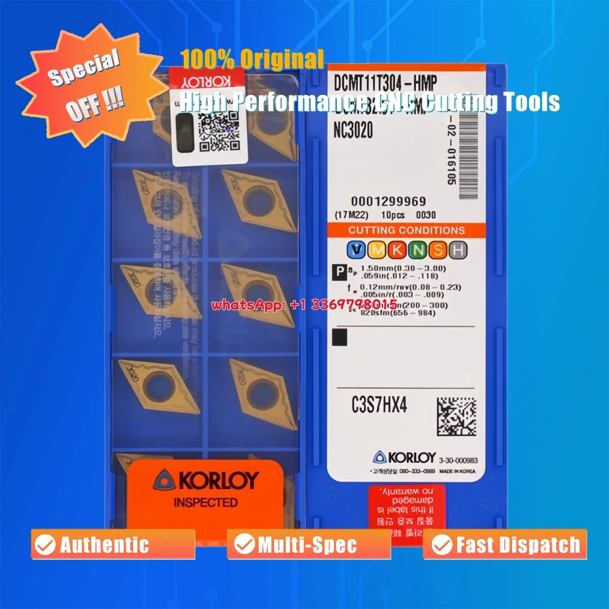 

Оригинальный DCMT DCMT07 DCMT11 DCMT0702 04 DCMT11T3 04 08-HMP C25 VL CN2000 LM9810 X343 NC305K NC3215 Токарная вставка