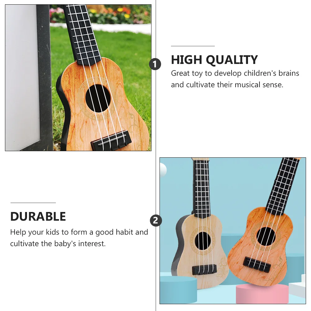 3Pcs Mini 4 Strings Guitar Musical Instruments Kids Early Education Musical Instrument Baby Ukulele Educational Plaything