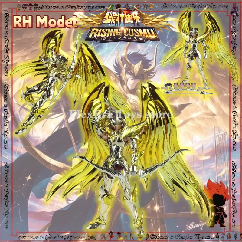 

In Stock RH Model Saint Seiya Myth Cloth EX SOG Gold Knights Sagittarius Aiolos Articulated Action Figure Knights of The Zodiac