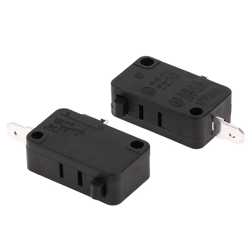 New 5PCS -103 Microwave Oven Door Switch Fit For Microwave Washing Machine Rice Cooker 16A 250V 2 Pins.~