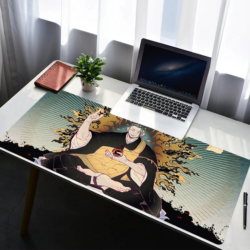 

Mouse Pad Laptop Non Slip Extended Desktop Mouse Mat PC Rubber HD Keyboard Pad Gaming Accessories J-jujutsu Kaisen Geto Mousepad