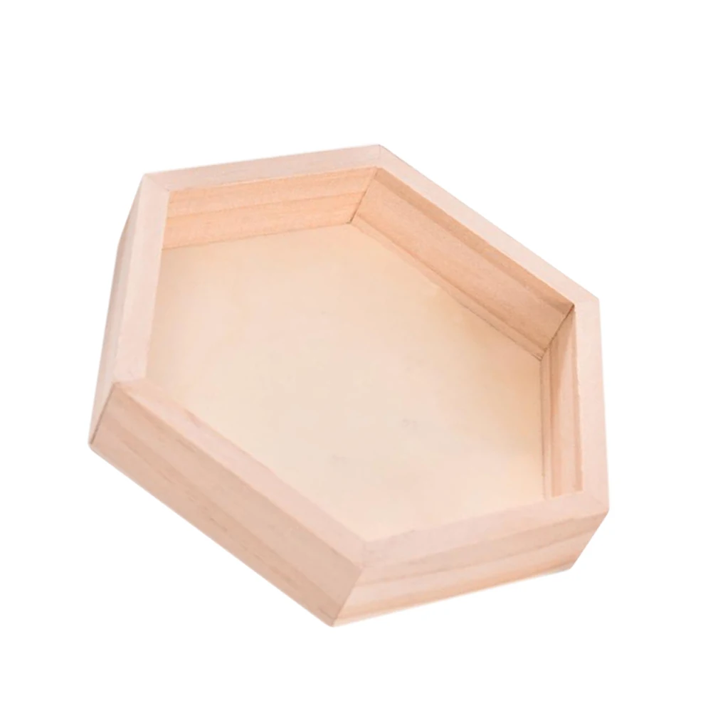 

Hexagon Jewelry Ceramic Tray Storage Dishes Women Wood Earrings Home Hexagon Jewelry Dish Decor Gift Wedding Birthday