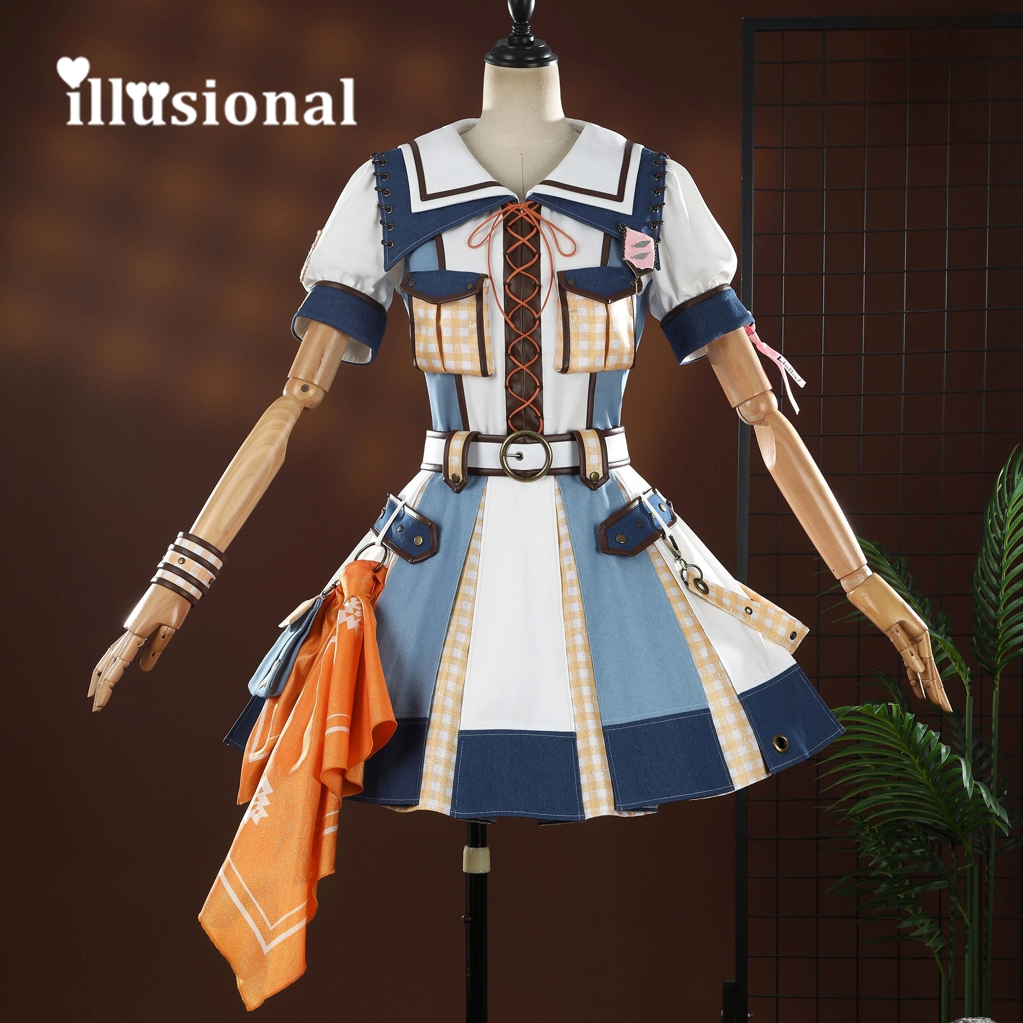 

Костюм для косплея по аниме Love Live! Liella 7th, концертное платье, женский костюм на Хэллоуин