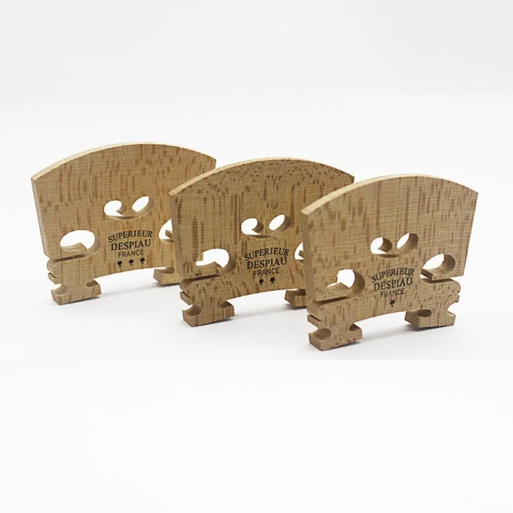 

Maple Wood Violin Bridge Steady Bridge 4/4-3/4-1/2-1/4-1/8 Size Fiddle Maple Wood Bridge Professional Handmade
