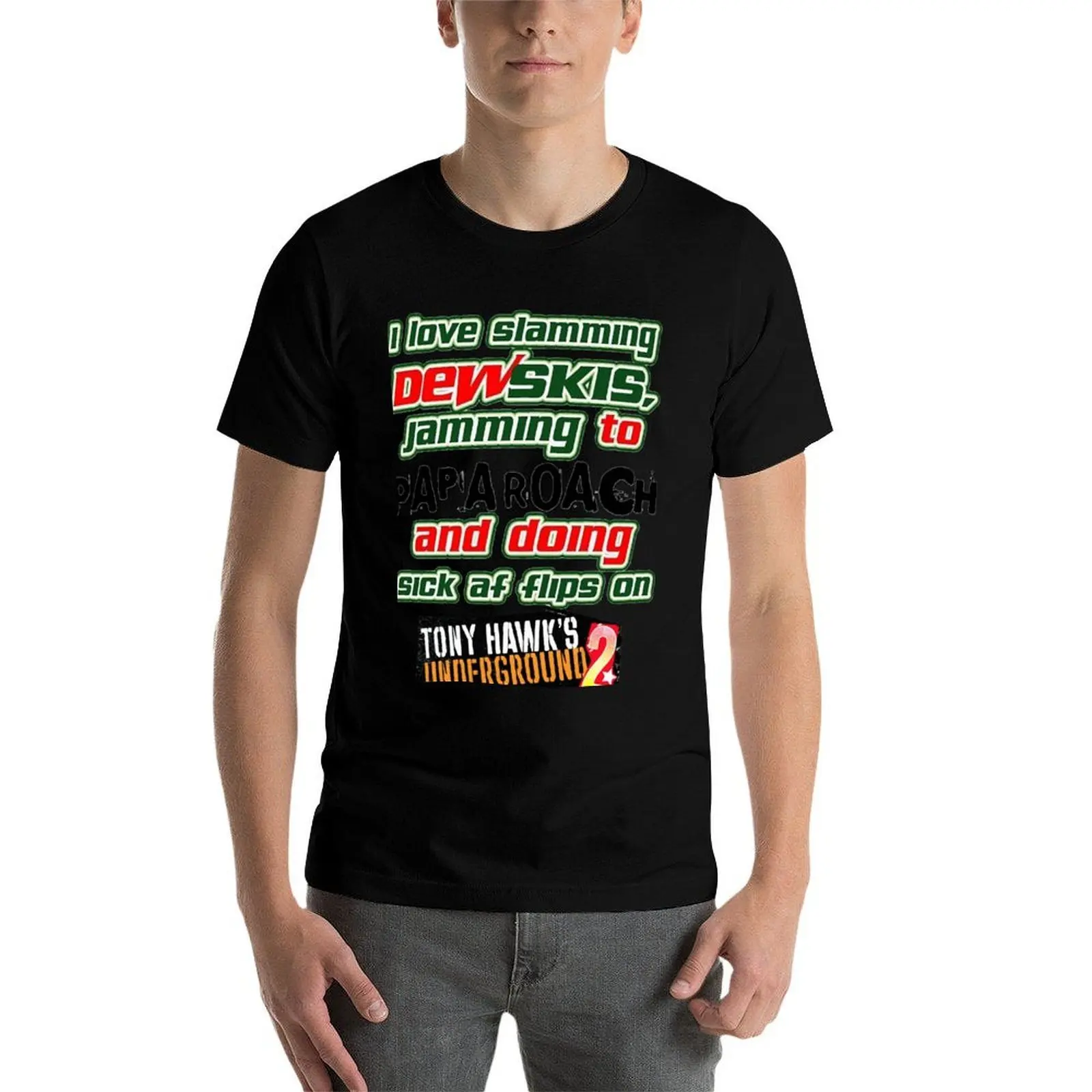 I Love Slamming Dewskis Jamming To Papa Roach And Doing Sick Af Flips On Tony Hawk’s Underground. Es T-Shirt, Unisex Men Women - view 4
